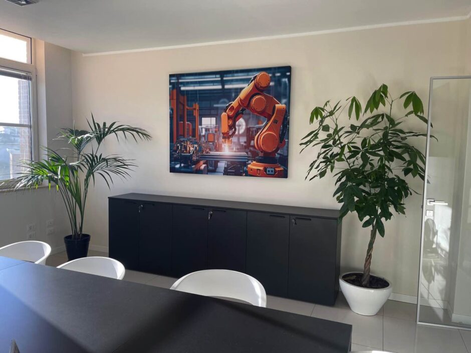 Pannelli fonoassorbenti decorativi con stampa digitale