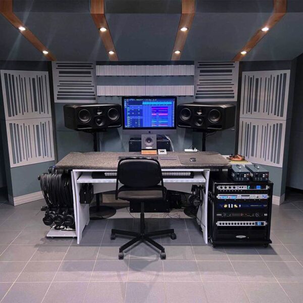Trattamento acustico sala di mix e produzione musicale