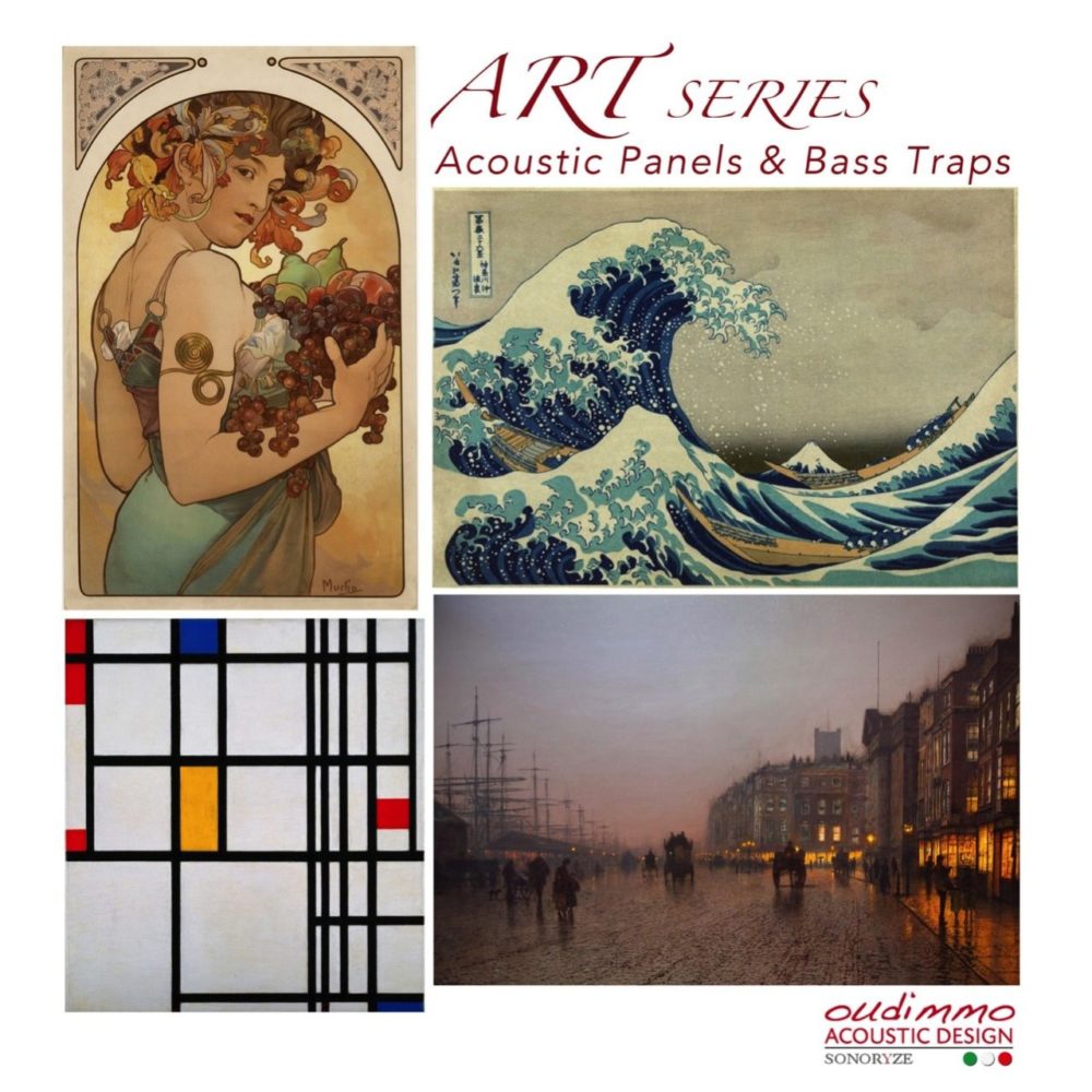 Galleria immagini per la stampa dei quadri fonoassorbenti serie ART