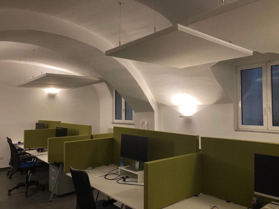 separatori acustici da scrivania, divisori fonoassorbenti