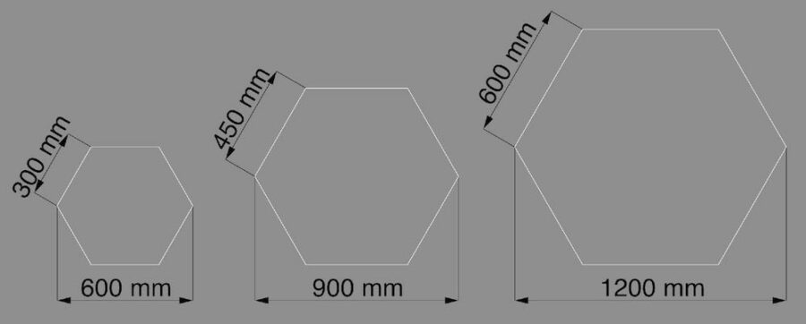 pannelli acustici esagonali