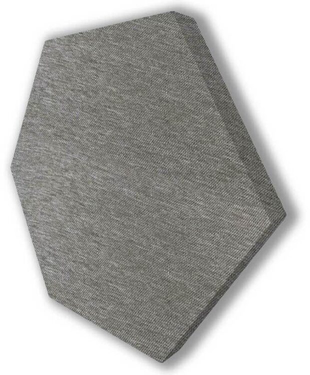 pannello fonoassorbente esagonale rivestito in tessuto ignifugo EXIST