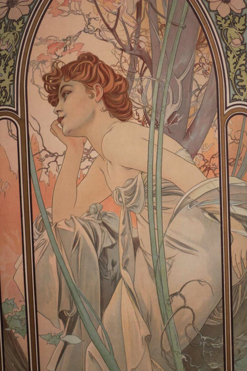 Alfons Maria Mucha - Momento della giornata fantasticherie della sera