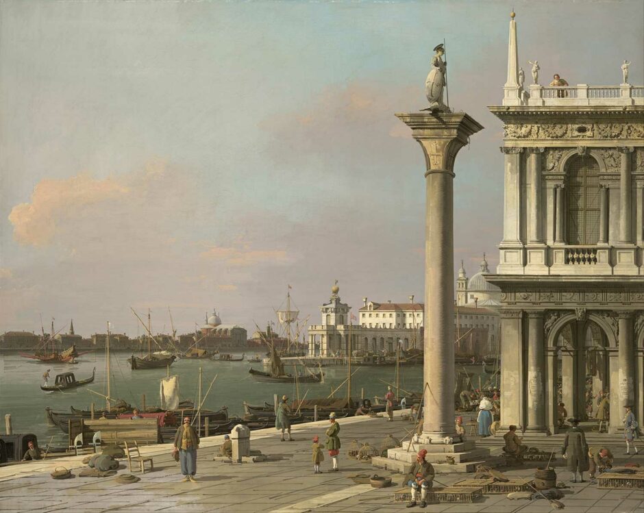 Canaletto - Il Bacino di San Marco dalla Piazzetta