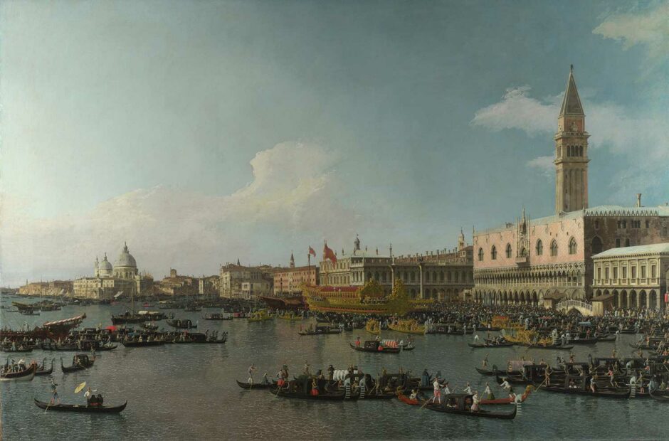 Canaletto - Il Bacino di San Marco il giorno dell Ascensione a Venezia