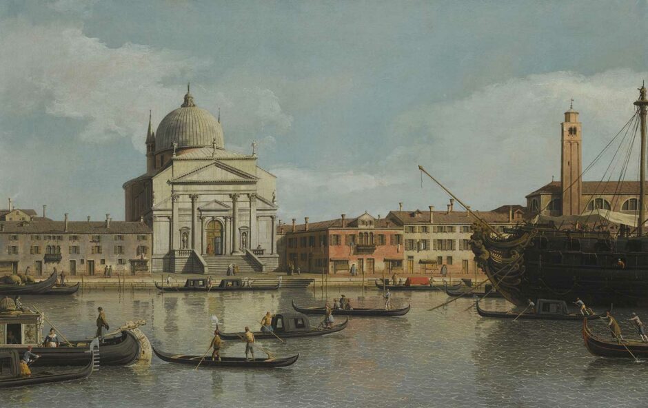 Canaletto - Venezia vista della Chiesa del Redentore e San Giacomo