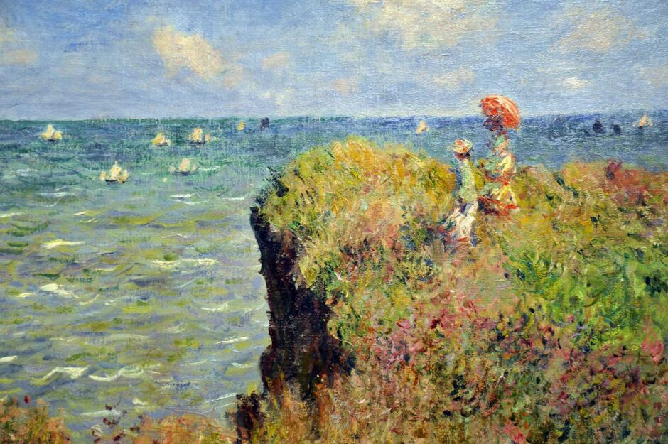 Claude Monet - Dalla scogliera