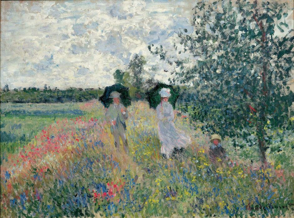 Claude Monet - Passeggiata nei pressi dArgenteuil