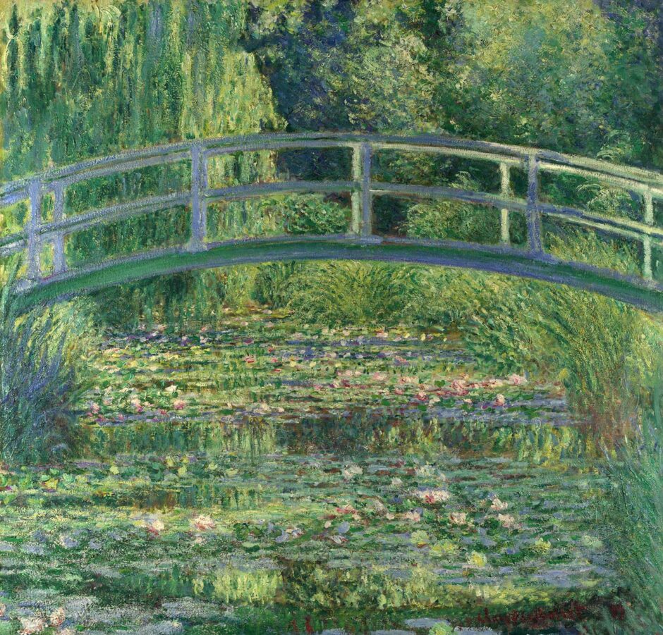 Claude Monet - Ponte giapponese con gigli dacqua