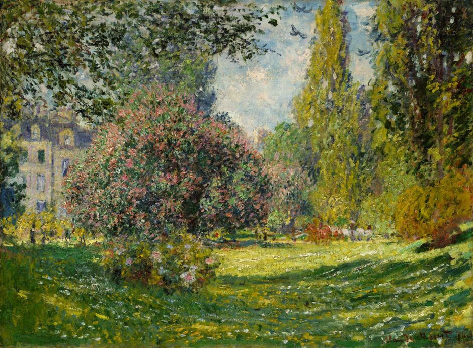 Claude Monet - Veduta di Parc Monceau