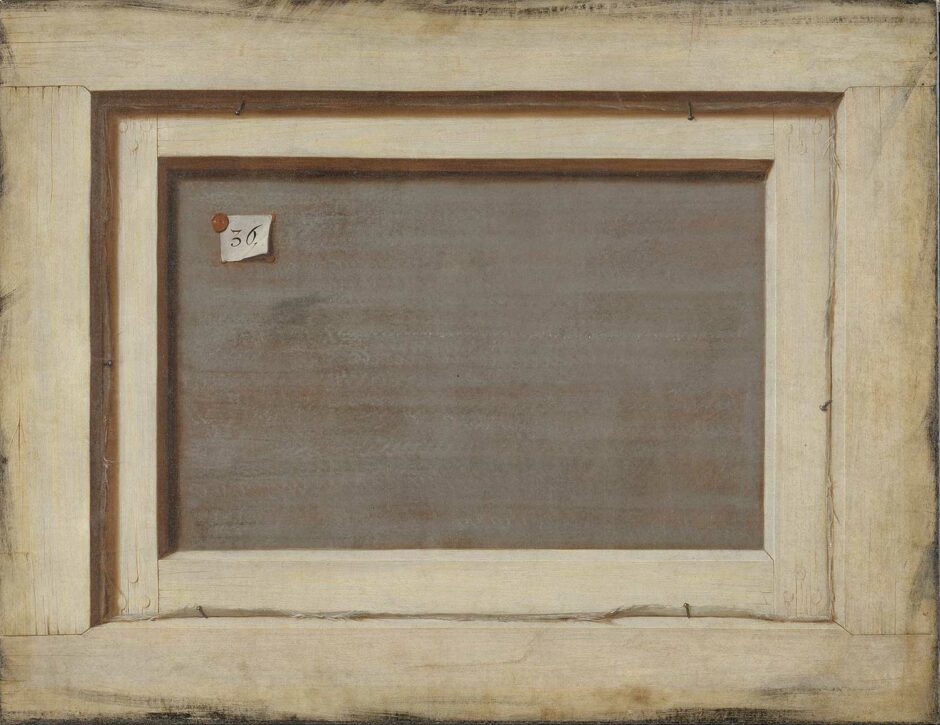 Cornelis Norbertus Gysbrechts - Trompe loeil retro di quadro dipinto