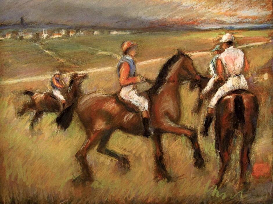 Edgar Degas - Corsa equestre