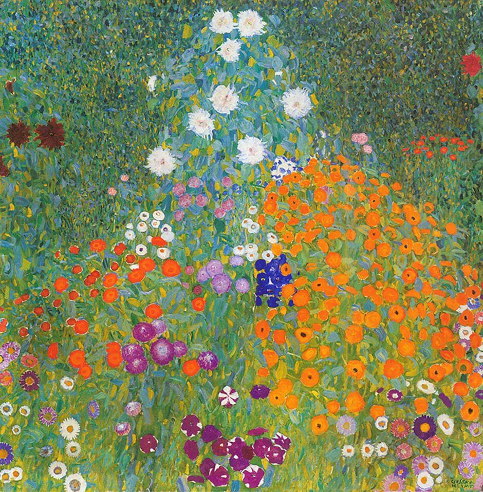 Gustav Klimt - Giardino in fiore con sentiero