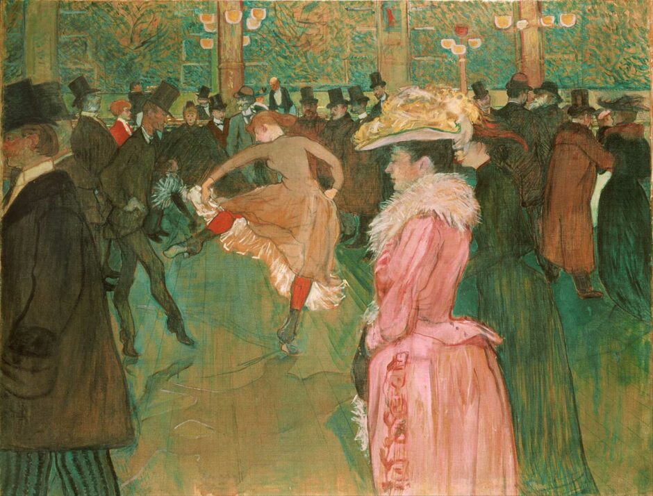 Henri de Toulouse Lautrec - Danza al Moulin Rouge