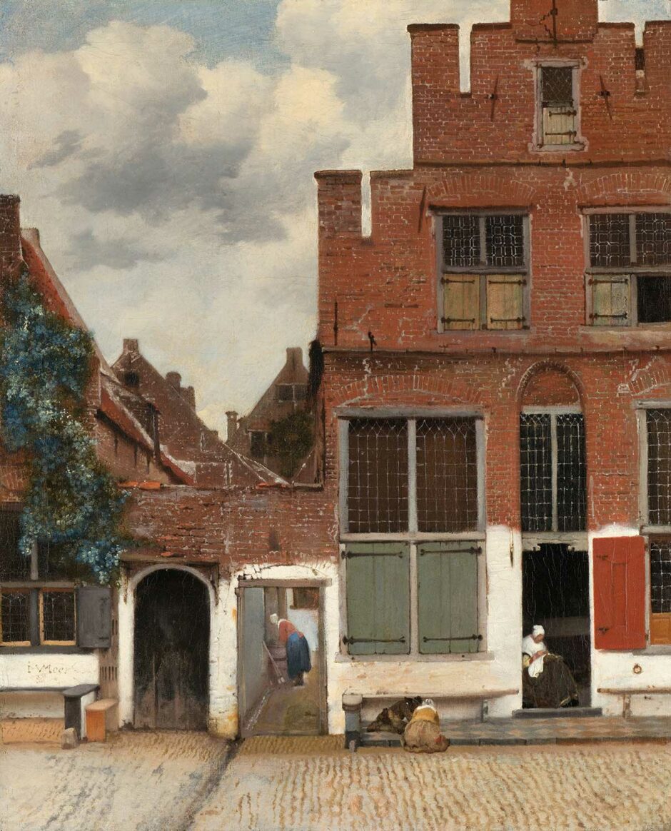 Jan Vermeer - Vista delle case di Delft