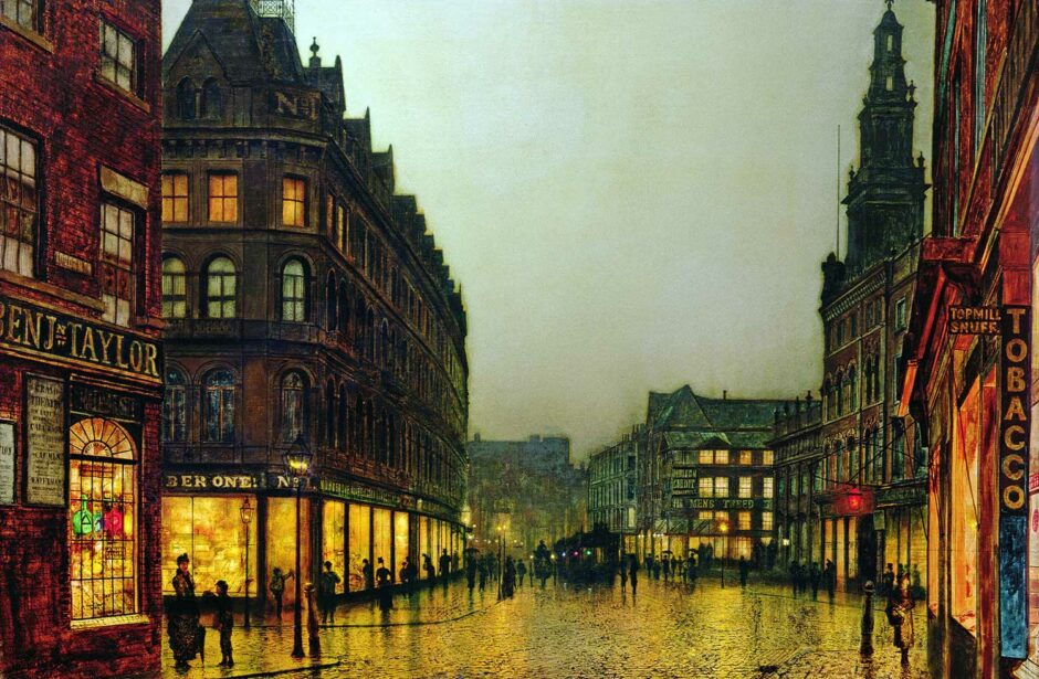 John Atkinson Grimshaw - Boar Lane