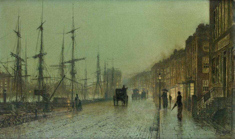 John Atkinson Grimshaw - Il porto di Glasgow