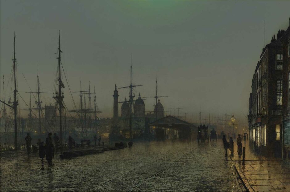 John Atkinson Grimshaw - Liverpool da Wapping