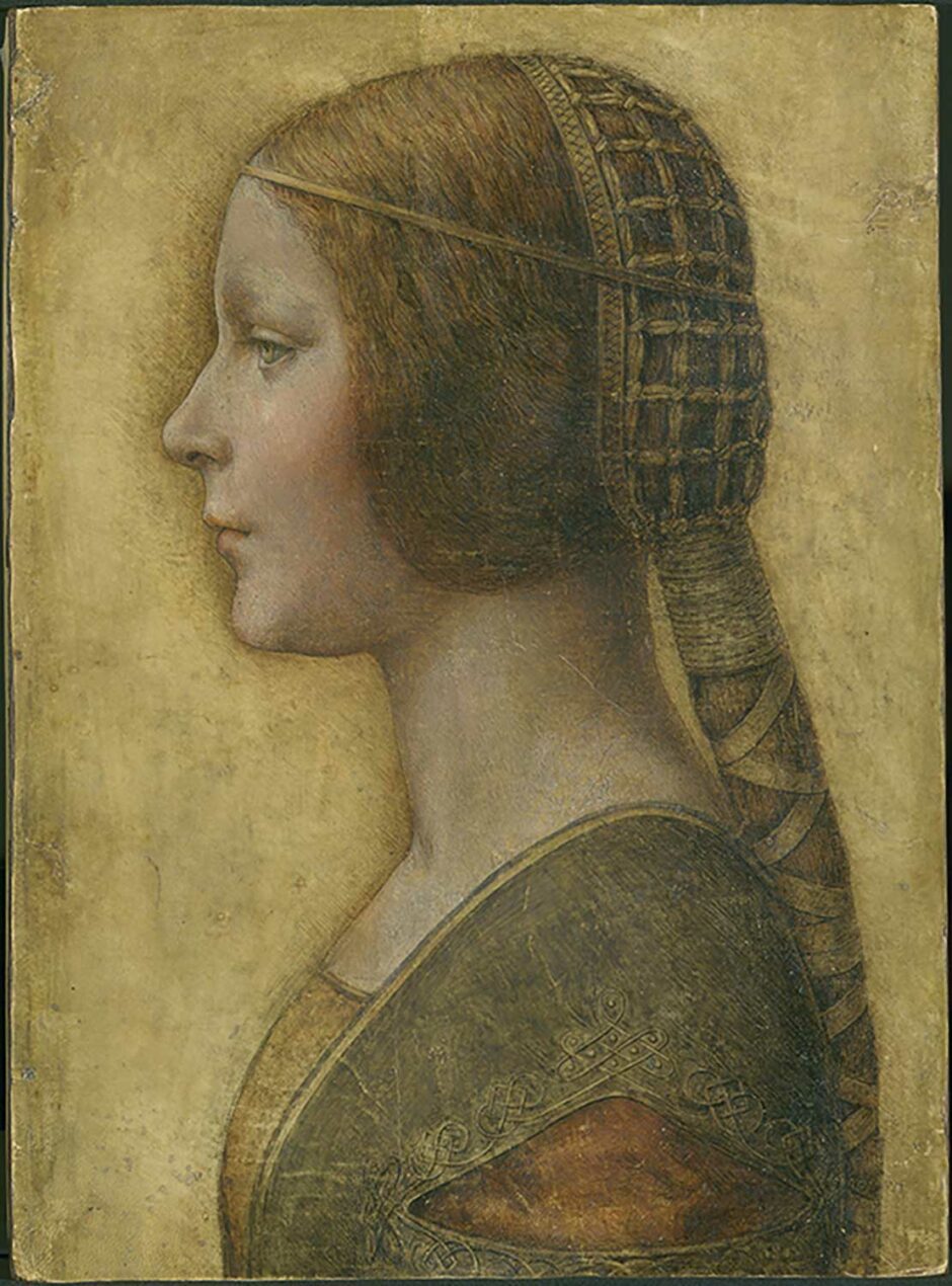 Leonardo da Vinci - Profilo di giovane donna