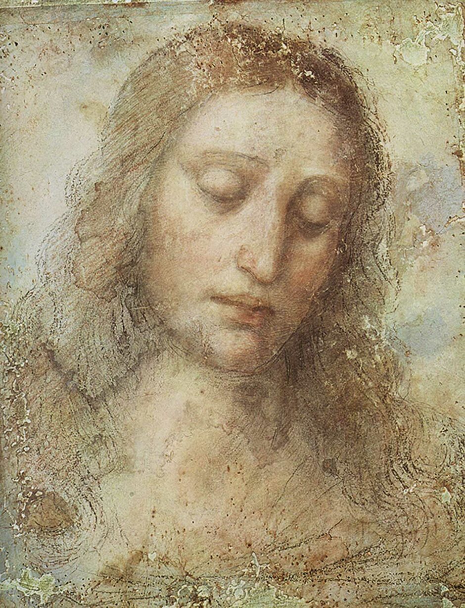 Leonardo da Vinci - Volto di Cristo