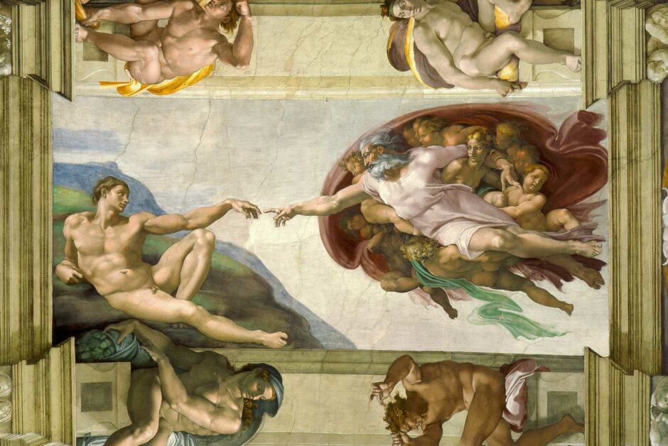 Michelangelo Buonarroti - Creazione di Adamo