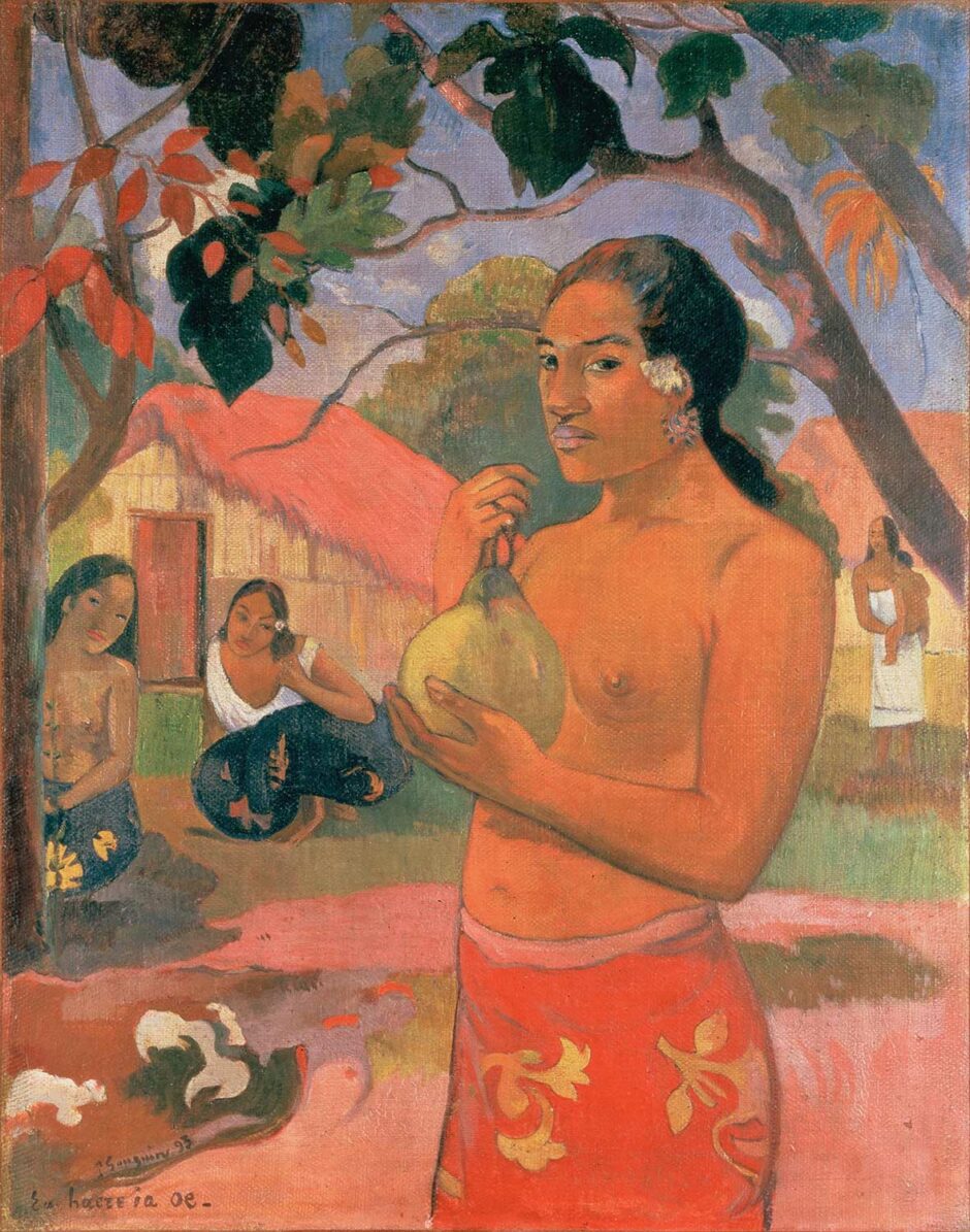 Paul Gauguin - Ea Haere ia oe Donna con frutto