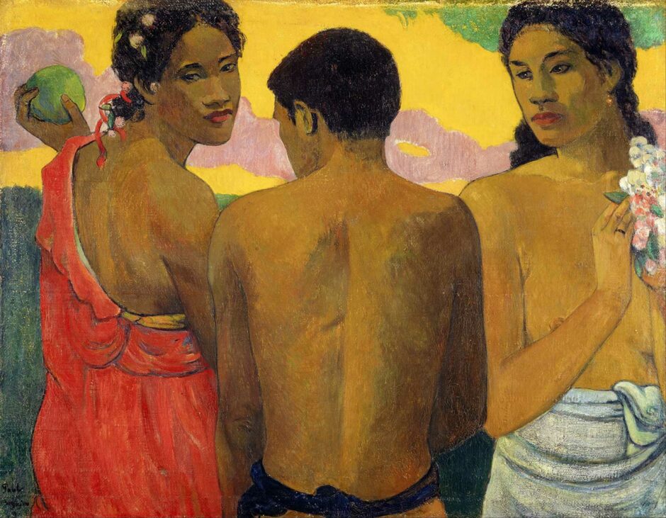 Paul Gauguin - Tre Tahitiani