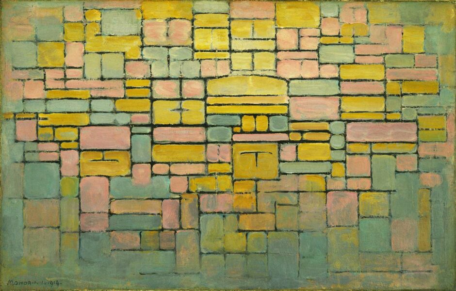 Piet Mondrian - Tavola 2 Composizione V