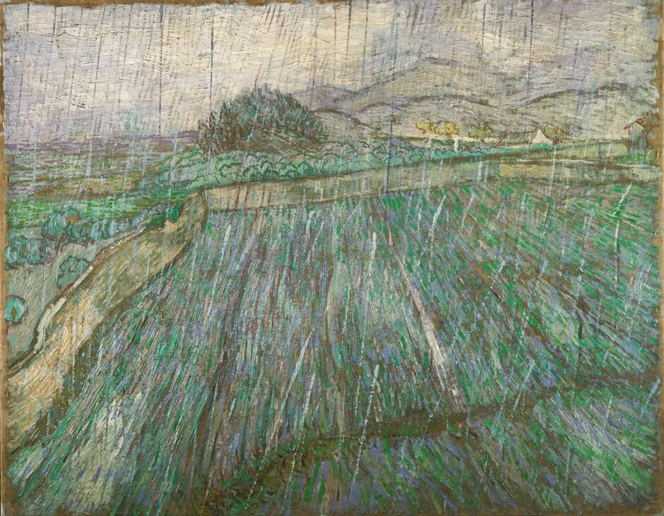 Vincent van Gogh - Campo sotto la pioggia