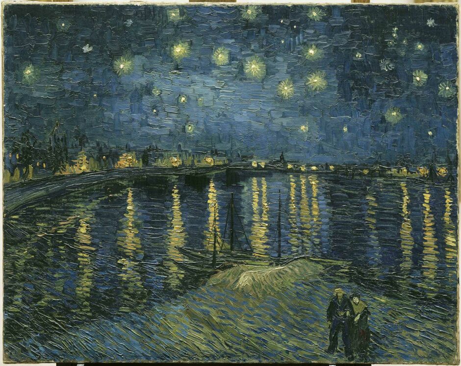 Vincent van Gogh - Notte stellata sul Rodano