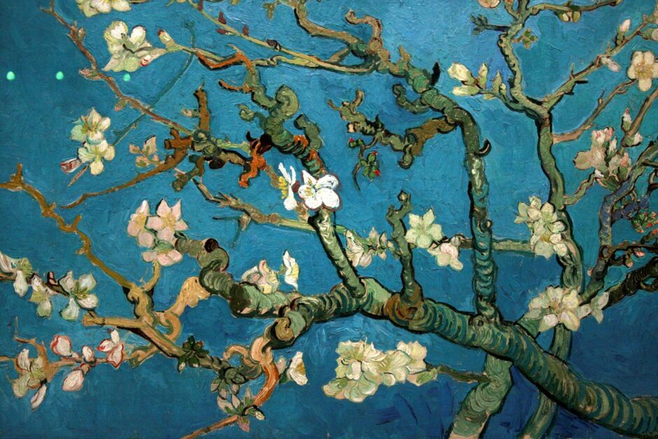 Vincent van Gogh - Ramo di Mandorlo in fiore dettaglio