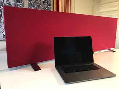 Divisorio da scrivania fonoassorbente AkuPan Desk