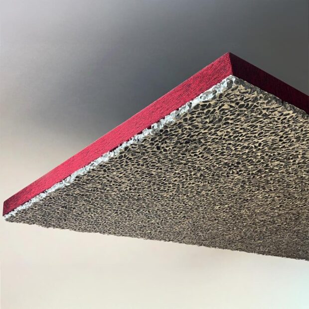 Pannello acustico a soffitto per la correzione acustica degli ambienti serie Magma