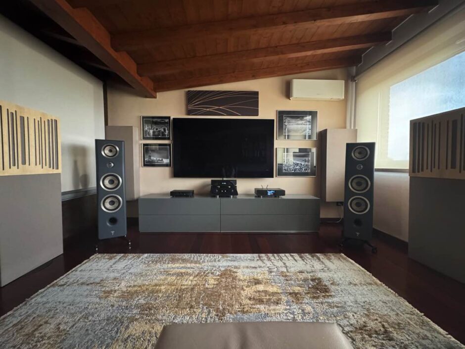 Trattamento acustico Oudimmo con progettazione acustica per sale di ascolto