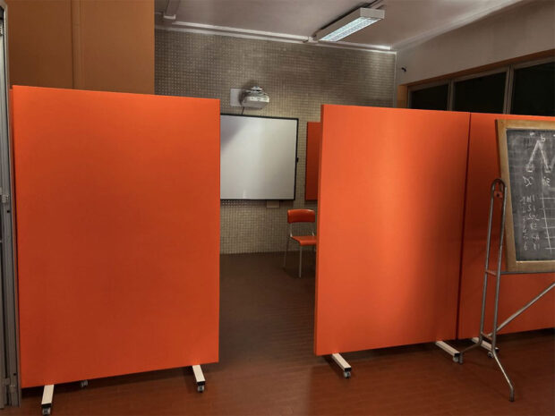 Divisori acustici aula scolastica Torino