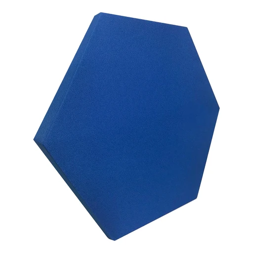 pannello fonoassorbente esagonale rivestito in tessuto ignifugo EXIST