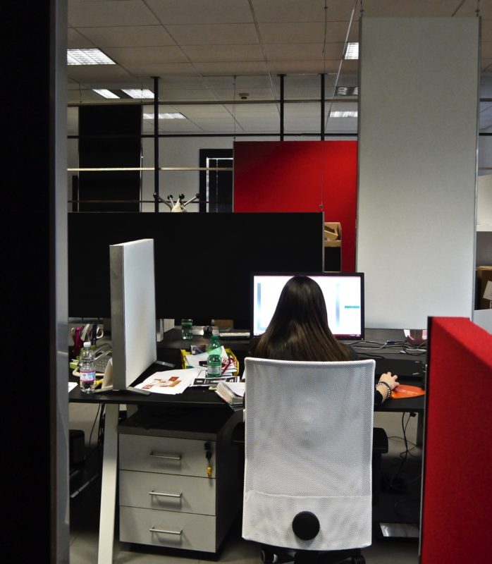 Separatori fonoassorbenti per ufficio